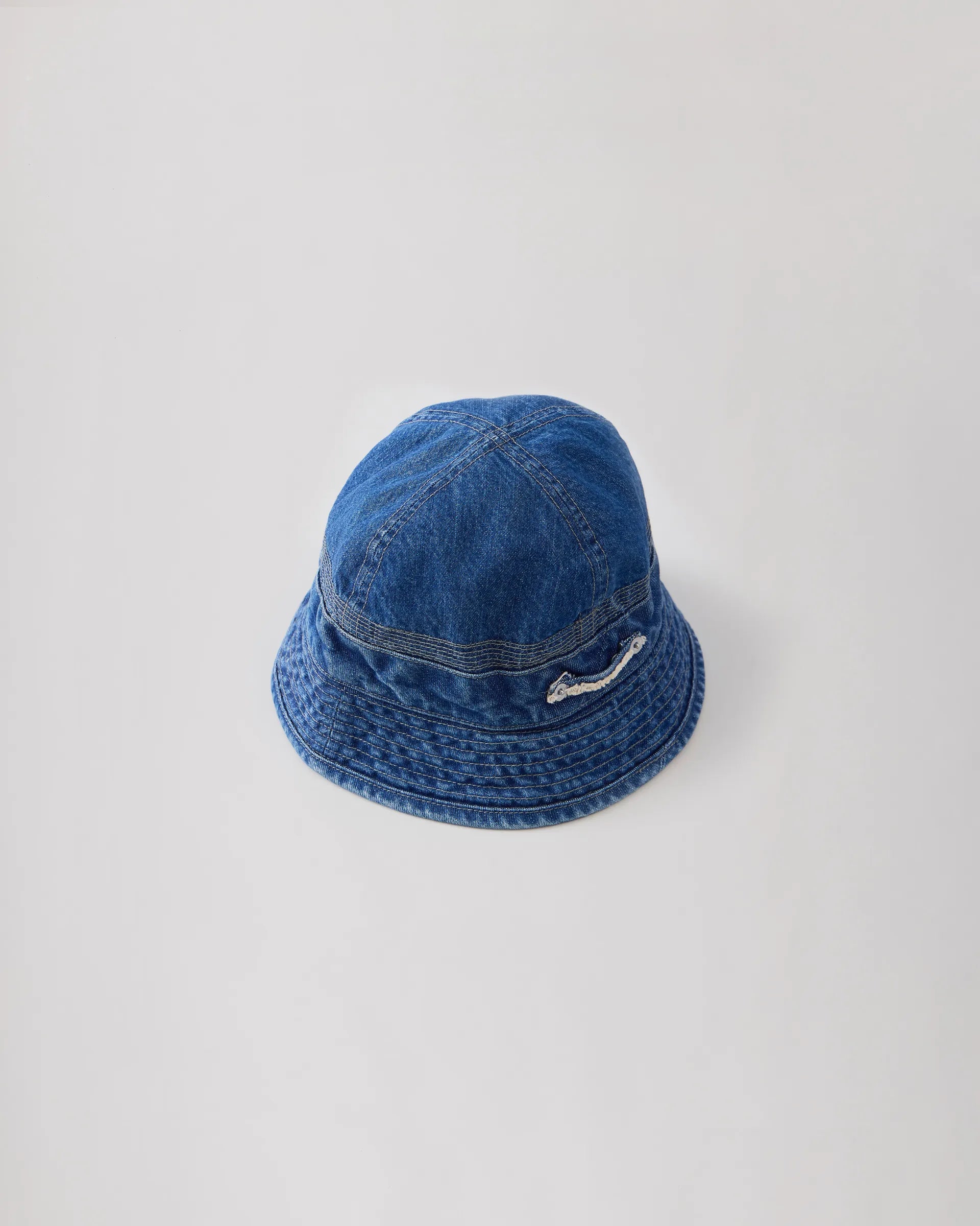 NICENESS 25SS E.MATLOCK / Aged Effect Denim Hat - Indigo